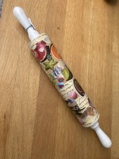 Rolling Pin, Decoupaged As Out Of Use