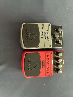 VD400 Vintage Delay and XD300 Distortion-x Pedals
