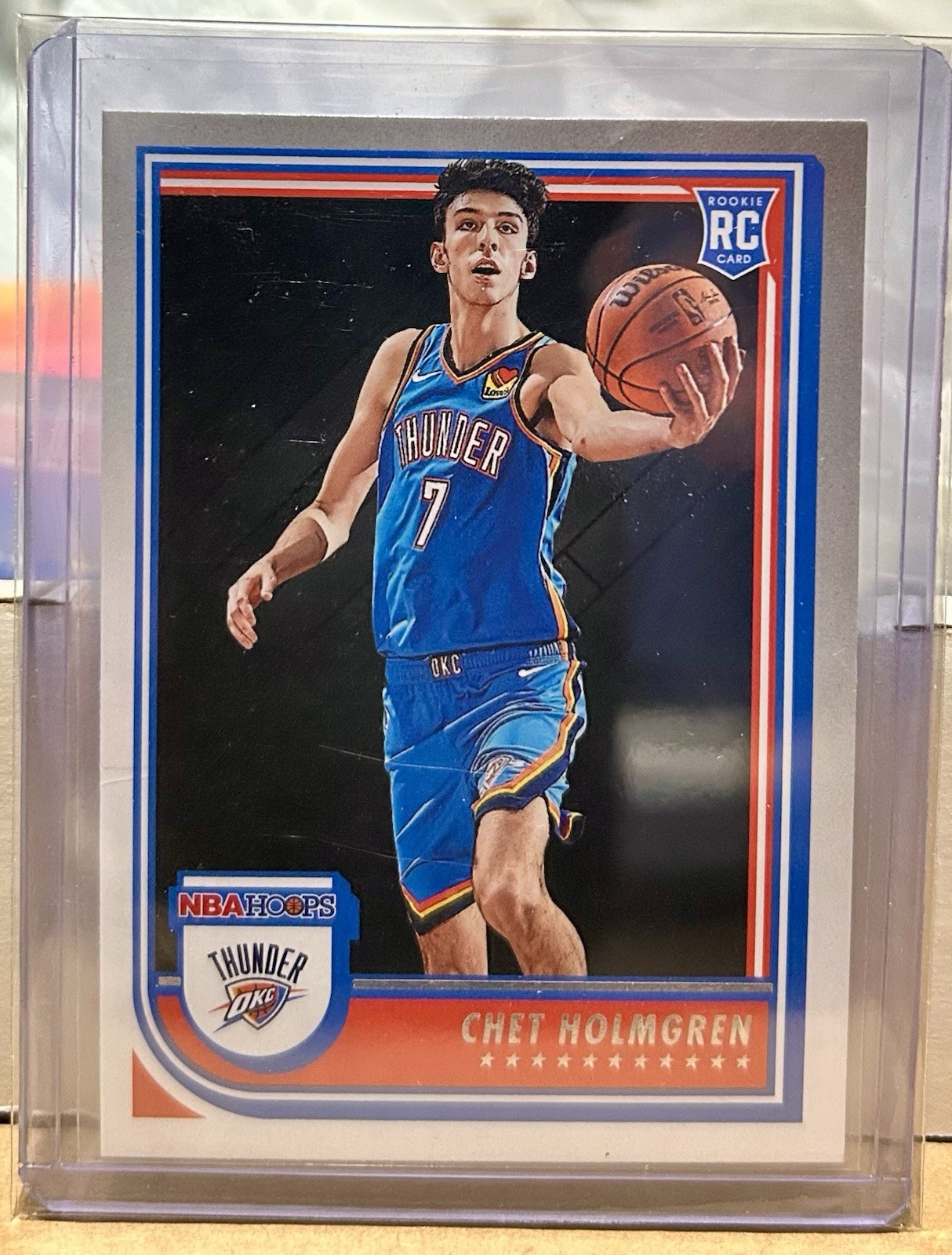 Chet Holmgren Rookie 2022-23 Hoops #232 OKC Thunder RC NBA CHAMPS! +FREE RatedRC