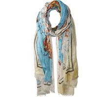 Michael Stars - European Holiday Wrap Scarves 100% Viscose One Size 9620