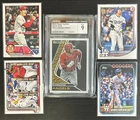 Shohei Ohtani 5 Card Lot • 2023 Black Gold CGC 9 • Topps/Bowman Mix