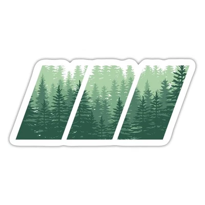 SPREADSHIRT Wald Wood Aufkleber Sticker, max. 10 x 10 cm