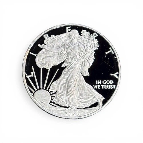 2020-W American Silver Eagle 1 oz Proof Coin Set, FREE SHIPPING, 3/8