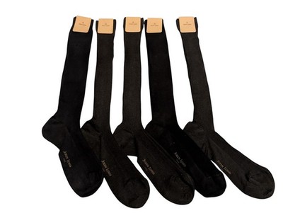 John Lobb Men's Long Socks Five Pairs Size 40/41