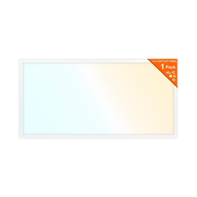 Dimmable 2X4 LED Flat Panel Light, 30W/35W/45W, Selectable Color Temp