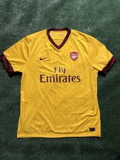 Arsenal London Away Jersey Kit 2010 2011 Size Xl Nike Soccer Vintage Authentic