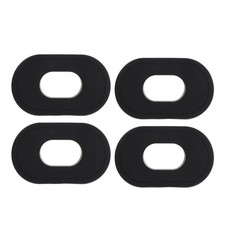4Pcs Black Silicone Scuba Regulator Mouthpiece Replacement Comfortable Non Bite