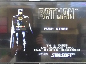 Famicom Software Batman SUNSOFT