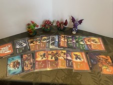Skylanders Figures Lot w/ Cards   Mixed Characters Bundle Collection