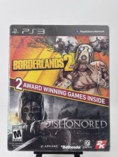Borderlands 2 & Dishonored ~ Sony Playstation 3 ~ PS3 ~ New Sealed Free Shipping