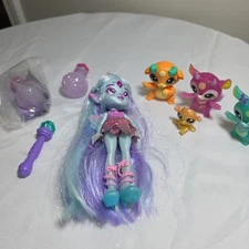 Magic Mixies Lot PIXLING DOLL FLYT, x3 Mixlings & 1 Mini, Wand, x2 Magical Mist