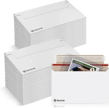 110-Pack Card Shipping Envelopes - 7 X 4.35 Inches Trading Cards Self-Adhesiv...