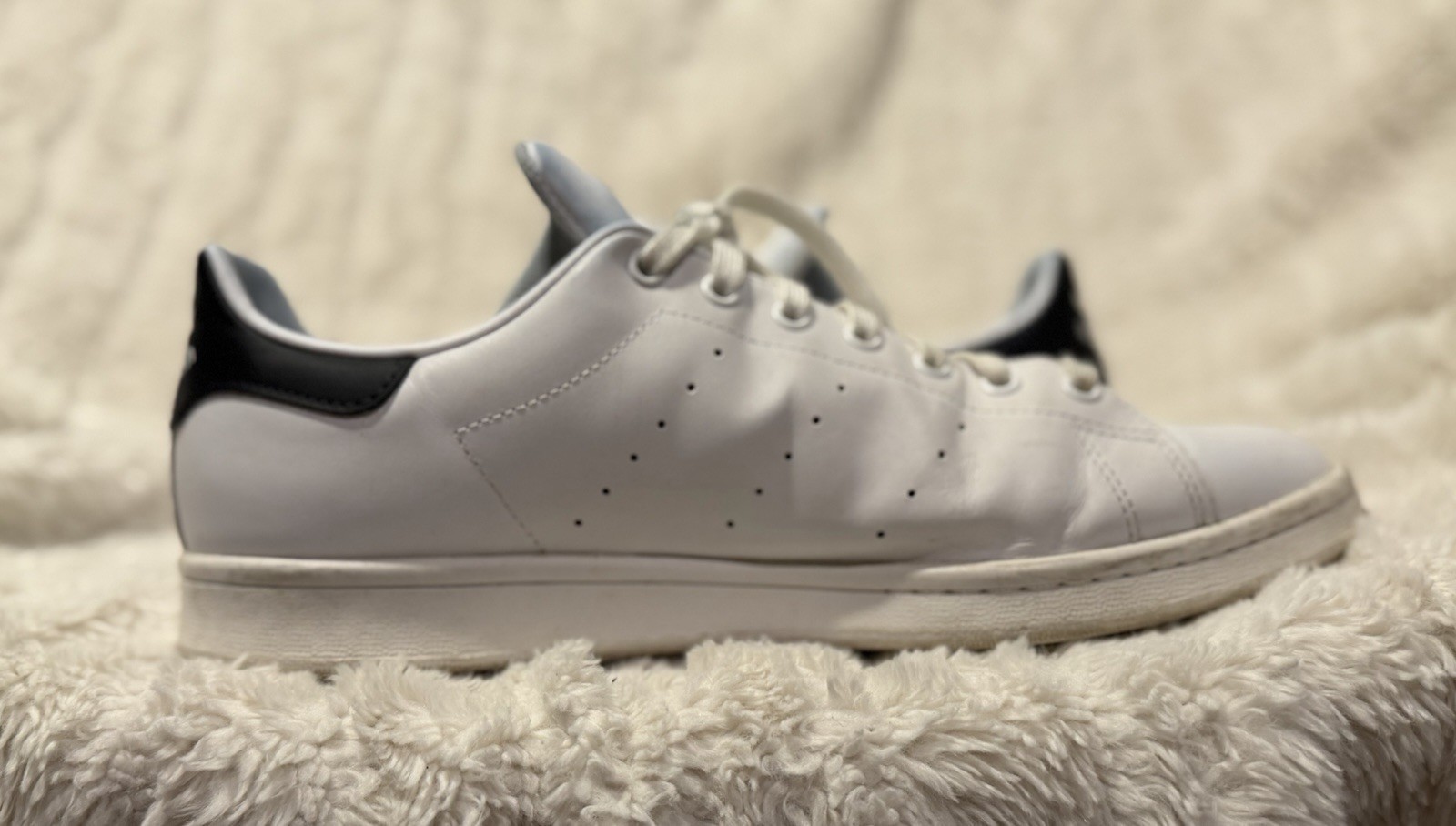 Adidas Stan Smith White Navy Shoes Men's Sneaker M20325 Tennis Vintage Style thumbnail 3