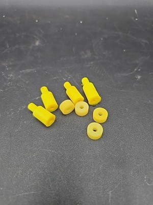 4 Custom Works Dominator IV Original Body Mounts W/spacer  3001  Dirt Oval Srp-1
