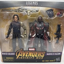 WINTER SOLDIER & FALCON Marvel Legends 6  Action Figure Infinity War Damaged