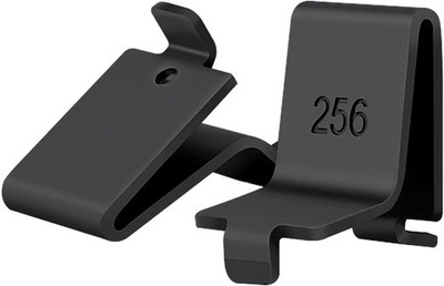28 Piece 256P-ZC Adjustable Pilaster Shelf Clip Shelving Brackets Clips