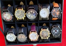 10 Men's Watches CLOSEOUT Fashion CLEARANCE DEAL Men Watch Lot 10 Gift IPHONE