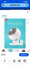 Woozoo Globe Multi-directional 5-speed Oscillating Fan With Remote - White