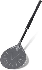 Pizza Turning Peel - 7 Inch Aluminum Perforated Pizza turner with 31 Inch Lon.
