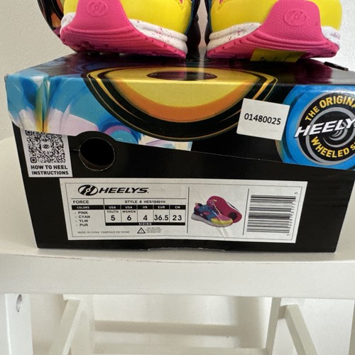 HEELYS Unisex Kids Force Youth Size 5 Women’s Size 6 Color-Multi. - Picture 6 of 6