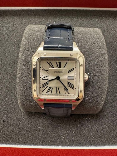 Cartier Santos Dumont Watch Classic Elegant Luxury Quartz Women's Dress Watch