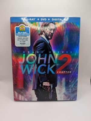 New! John Wick: Chapter 2 (Blu-ray, DVD Digital) Sealed Ships Free Keanu Reeves