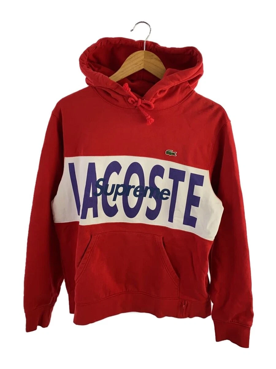 Sweat à capuche Supreme × LACOSTE L!VE rouge S occasion