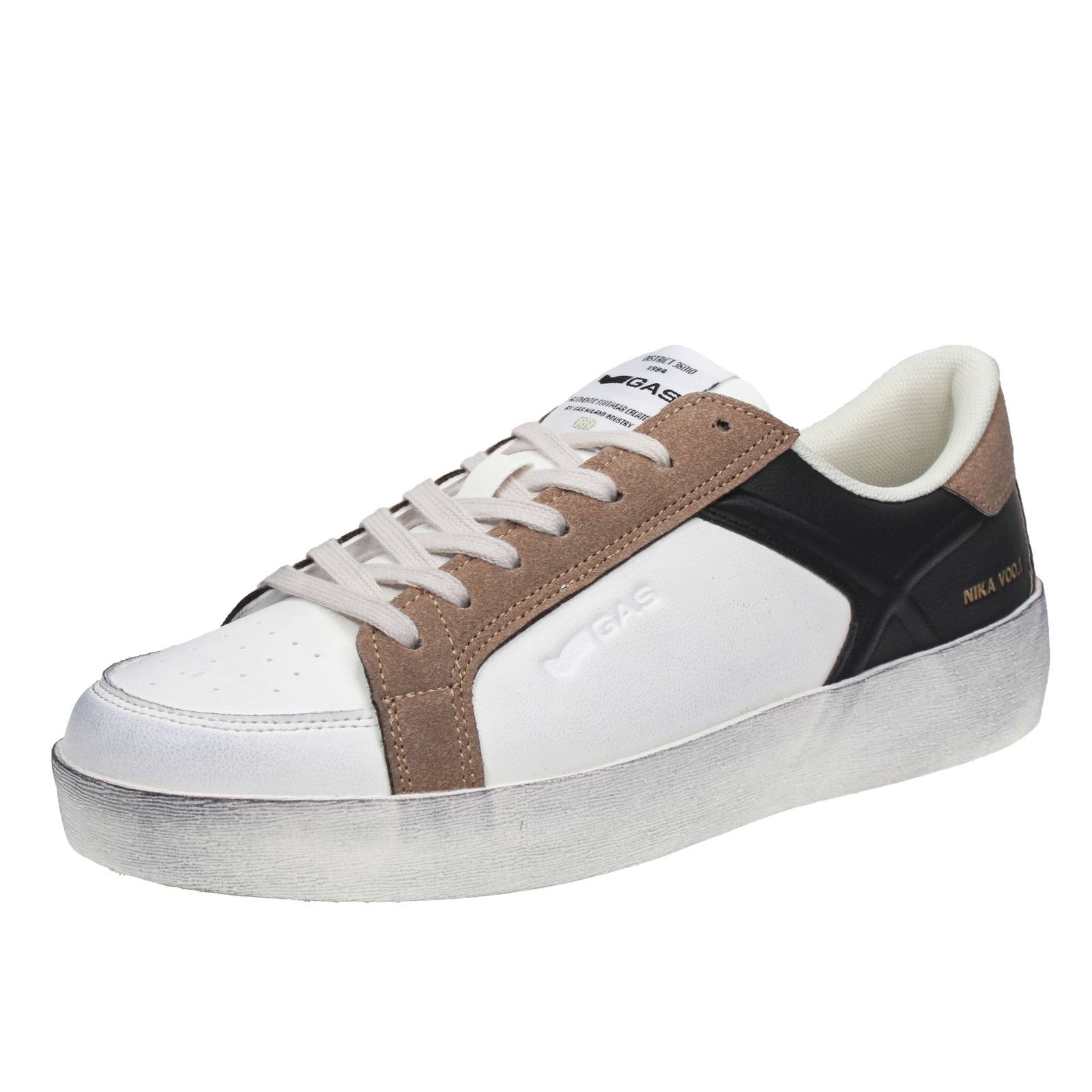 Gas Nika Gs Mix - Low Sneaker weiß - Größe 41 [25,1 cm] Herrenschuhe Freizeit
