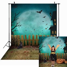 5x7ft Maijoeyy Halloween Backdrop Pumpkin 5x7ft, multicolor