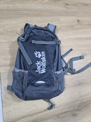 Jack Wolfskin Velocity 12 Rucksack - Schwarz/Grau