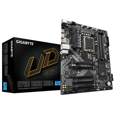 Gigabyte B760 DS3H DDR4 motherboard LGA 1700 ATX M.2 PCIe DisplayPort USB Type-C