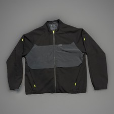 Figs Size Small Black Sydney Double Utility Scrub Jacket Technical