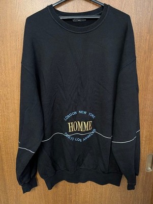 USED BALENCIAGA HOMME SWEATSHIRT, BLACK VERYGOOD
