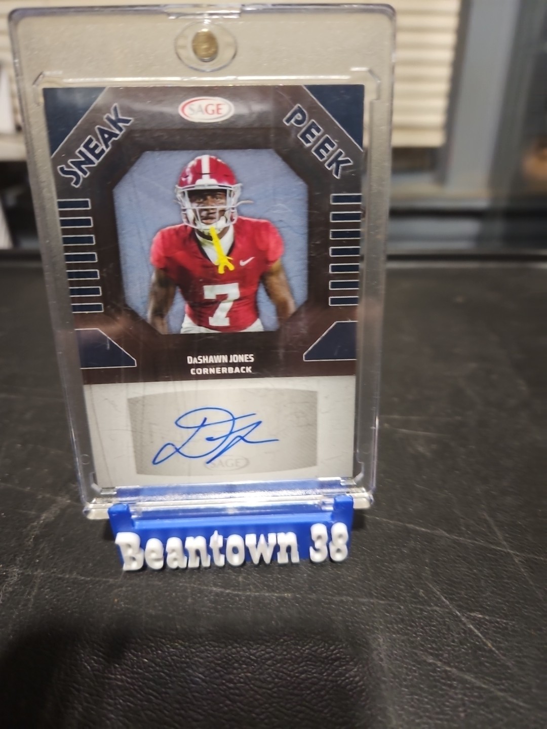 2025 Sage Low Series - Sneak Peek Autographs DaShawn Jones #SPA-DJ Blue (AU, RC)
