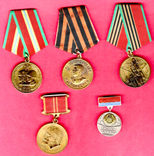 RUSSIA USSR SET OF 5 MEDALS 11209