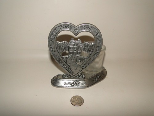 Carson Pewter Home Sweet Home Votive Candle Holder - Picture 9 of 9