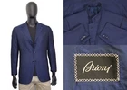AUTHENTIC Men's Brioni Nomentano Blazer 52IT 42US/UK Blue Wool & Silk