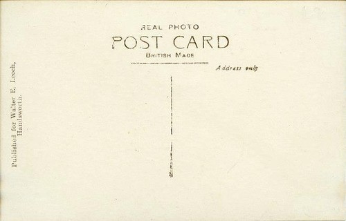 REAL PHOTO POSTCARD OF MURDOCK ROAD, FROM SOHO ROAD, HANDSWORTH, STAFFORDSHIRE - Imagen 2 de 2