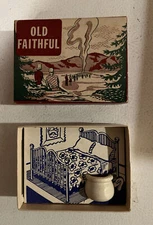 Vintage 1947 H Fishlove Co. Old Faithful #784 Novelty Joke Postcard Box