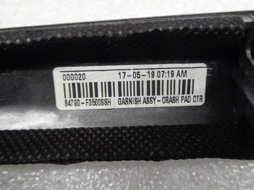 2017-2020 Hyundai Elantra Dash Trim Molding Garnish 84790-F3500SSH OEM AK2403233 - Picture 12 of 15