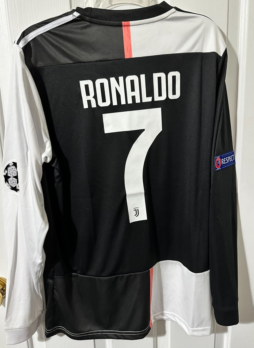 ユベントス　CR7 ユニフォーム　正規品 2019-2020 Juventus #7 Cristiano Ronaldo Home Jersey Long