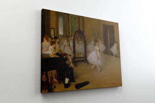The Dancing Class by Edgar Degas (1870) Giclée Canvas Print - Multi-Size - Picture 3 of 9