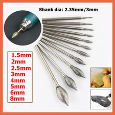Diamant Fräser Schleifstift 1.5mm-8mm Diamantschleifer Bohrer für Dremel Proxxon