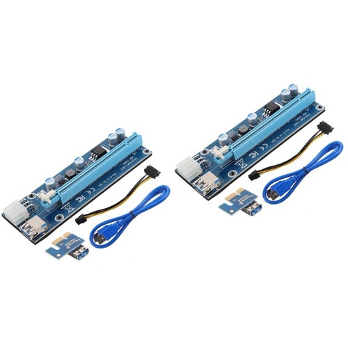 2 PCS Grafikkartenadapterkabel PCIe-Express-Erweiterungsgrafiken