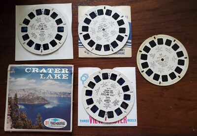 ビューマスター　リール9種（難あり） View Master Packet A246 Crater Lake Vintage 4 Reels Total 1 Extra
