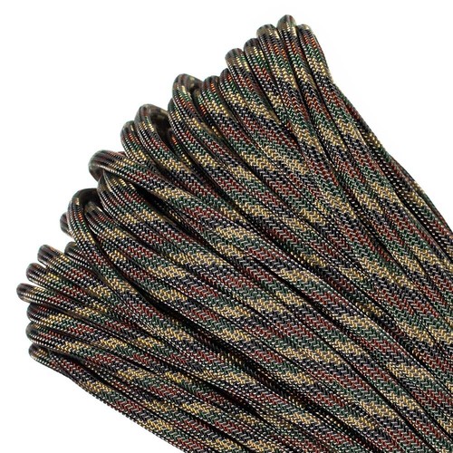 550 Paracord Camo MilSpecType III 7 Strand 10ft 20ft 50ft 100ft Parachute cord - Picture 16 of 18