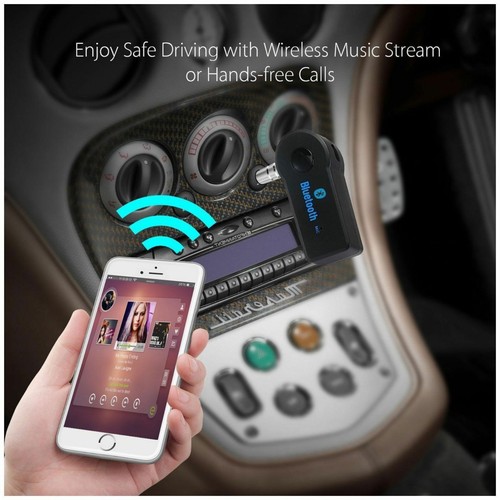 Wireless Bluetooth Receiver To 3.5mm AUX Audio Stereo Music Home Car Adapter US - Picture 6 of 10