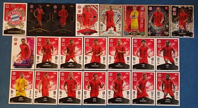 Match Attax Bundesliga 24/25 Bayern München Team Set Alle 23 Karten Full Legende