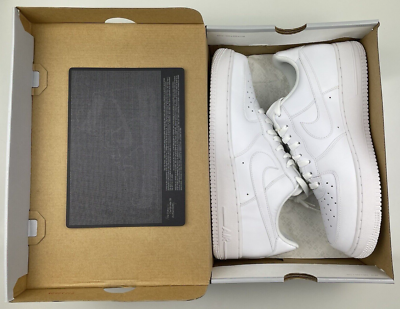 Size 11.5- Nike Air Force 1 Low \'07 White - 315122-111 NICE Nike 315122-111 Air Force One 1 AF-1 Low Top Triple White  main image 4
