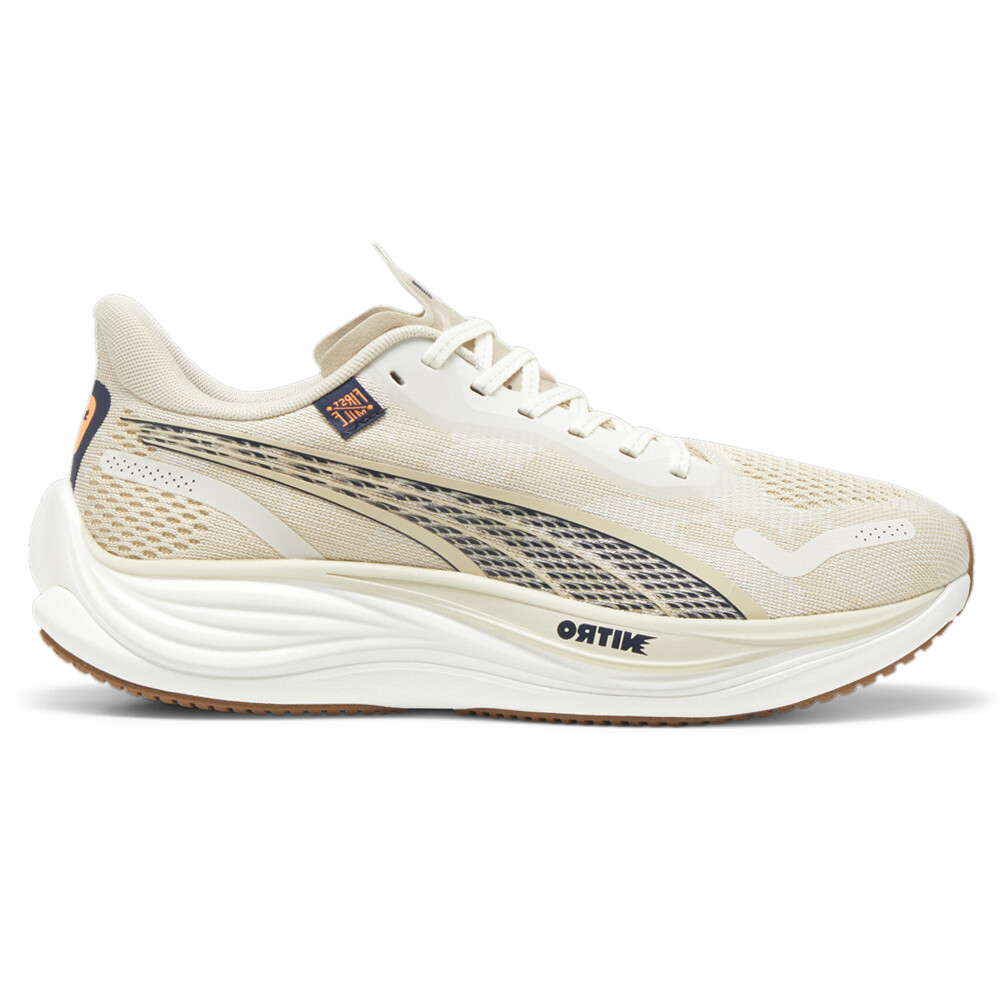 Мужские бежевые кроссовки Puma Velocity Nitro 3 X Fm для бега Спортивная обувь 37957401